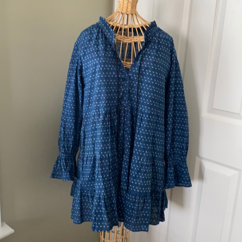 Modern Soul Blue Mini Dress